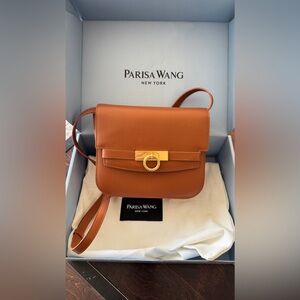 Parisa Wang Grace Flap Bag in Brown